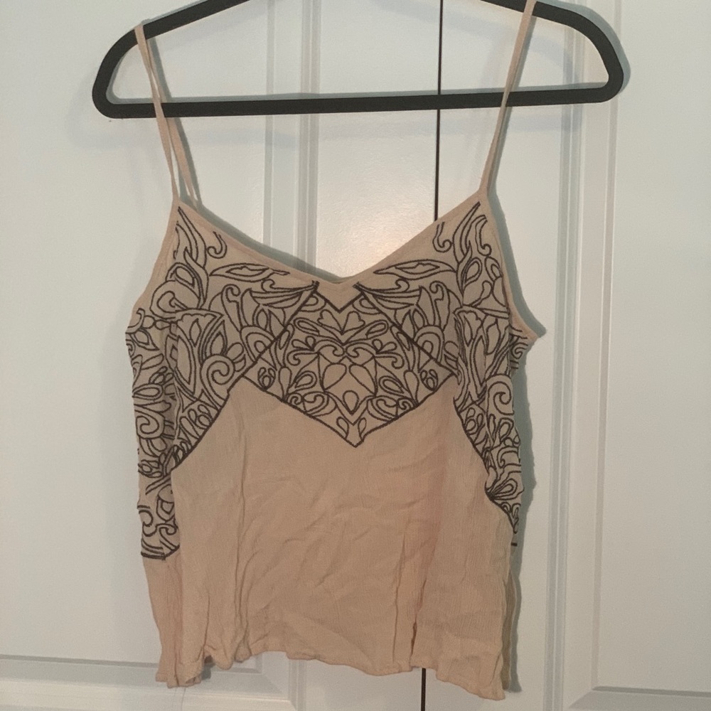 Urban outfitters Embroidered crop top